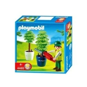 PLAYMOBIL Jardinier avec taille-haie pas cher
