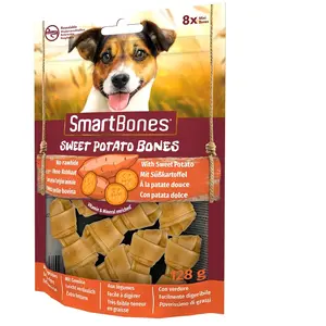 Comparateur de prix : SmartBones Os à mâcher à la patate douce pour petit chien - 8 os à mâc...