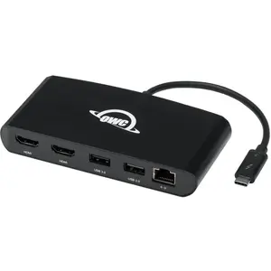 OWC Thunderbolt 3 mini Dock - Thunderbolt 3 vers HDMI 2.0, Gigabit Ethernet, USB pas cher