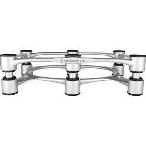 IsoAcoustics Support d'enceinte Iso Acoustics Aperta 300 Argent Vendu à l'unité pas cher