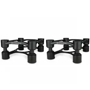 Comparateur de prix : IsoAcoustics Supports d'enceinte Iso Acoustics Aperta 200 Noir Vendus à la paire