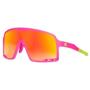 Knockaround - Lunettes de soleil - Kids Campeones Spring Break / Red Sunset  en Silicone - Rose pas cher