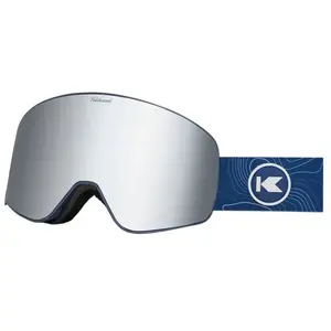 Knockaround - Masque de ski - Slingshots Sky Peak / Revo Silver Smoke  - Bleu pas cher