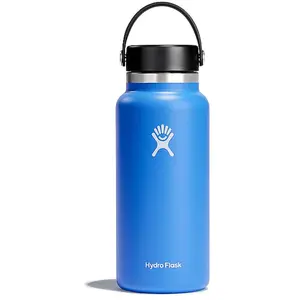 Comparateur de prix : Hydro Flask Wide Mouth Flex Cap bouteille isotherme coloration Blue 946 ml
