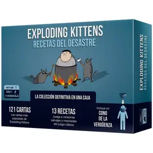 Asmodee Jeu DE SOCIÉTÉ EXPLOSANT Chatons RECETAS Del DESASTRE Langue espagnole pas cher