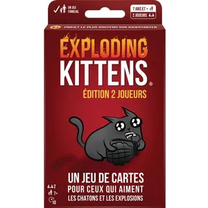 Comparateur de prix : Asmodée Exploding Kittens 2 Joueurs - Asmodee - Jeu De Société