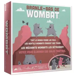 Comparateur de prix : Asmodee Jeu de société Branle-bas de Wombat - Amusez-vous avec vos amis - Neuf