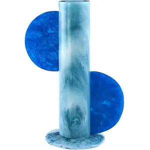 Jonathan Adler - Vase Mustique - Bleu - Acrylique - Designer Jonathan ...Vendu parmade-in-design