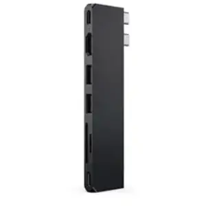 Comparateur de prix : Satechi Adaptateur USB-C Pro Hub Slim - Adaptateur MacBook - Noir Midnight