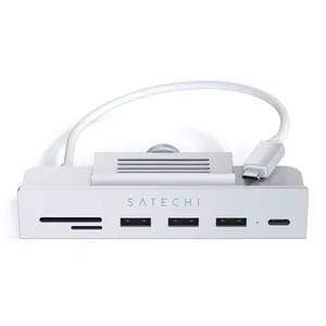 Comparateur de prix : Hub USB C SATECHI USB-C/Multiports 6 en 1 iMac 24'' gris