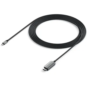 SATECHI Câble USB-C vers HDMI 2.1 8K 2 mètres en Nylon Tressé Noir pas cher