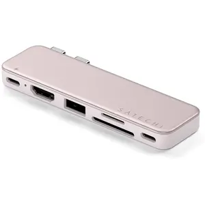 Satechi USB-C Snap Hub 6-en-1 - Blush