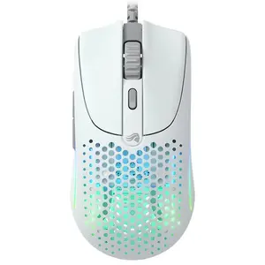 Comparateur de prix : Glorious Model O 2 Souris de gaming USB optique blanc 6 Boutons 26000 dpi