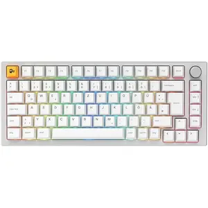 Glorious GMMK Pro Prebuilt 75% Blanc pas cher