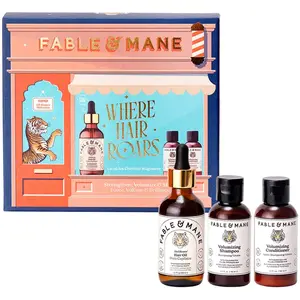 FABLE & MANE Where Hair Roars  - Coffret Soins Cheveux: Force, Volume ... pas cher
