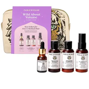 FABLE & MANE Wild About Volume - Coffret routine hydratante, cheveux f... pas cher