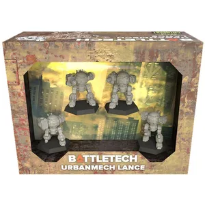 Catalyst Game Labs - BattleTech UrbanMech Lance - Miniature Game - Version Anglaise