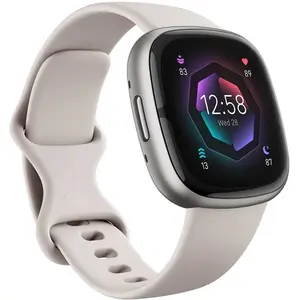 Comparateur de prix : Fitbit Sense 2 Numérique Écran tactile Aluminium GPS (satellite)