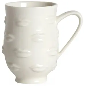 Comparateur de prix : Jonathan Adler - Mug Muse - Blanc - Porcelaine émaillée - Designer Jon...