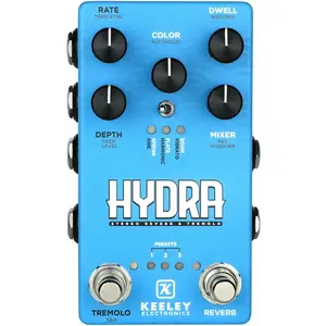 Comparateur de prix : Keeley Hydra Stereo Reverb / Tremolo Pédale D'effet