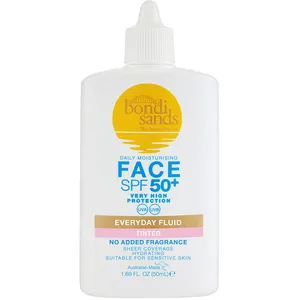 Bondi Sands Fragrance Free Tinted Face Fluid Spf50+ 50ml pas cher