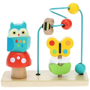 Petit Collage Trio D´activités En Bois Jardin Animé pas cher