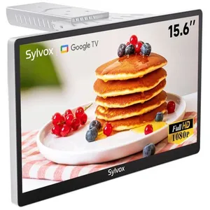 SYLVOX Mini TV intelligent 156’’Google TV 45°orientable 1080P FHD 12V ... pas cher