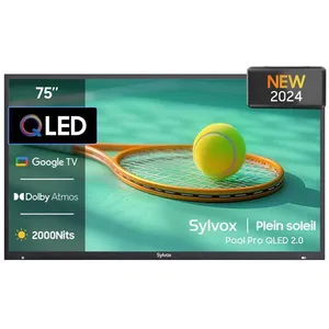 Comparateur de prix : SYLVOX 75 Téléviseur Intelligent Extérieur Google TV Dolby atmos4K UHD...