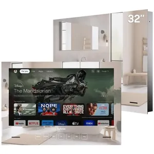 Sylvox 32’’ Mirror TV étanche système Google TV Combine fonctionnalité... pas cher