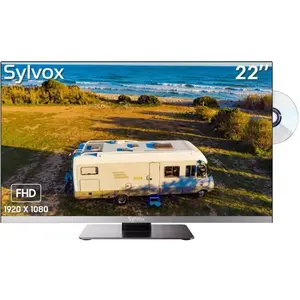SYLVOX TV 22 Pouces (55 cm) avec Lecteur DVD intégré, Téléviseur HD 10... pas cher