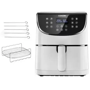 Comparateur de prix : Cosori Premium Chef Edition Friteuse sans huile 5,5 L 1700 W Blanc