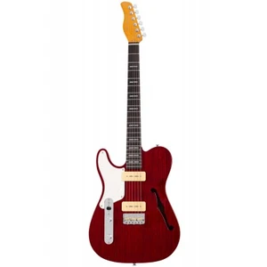 Sire Larry Carlton T7 Tm Lh Str Sc Rn See Through Red