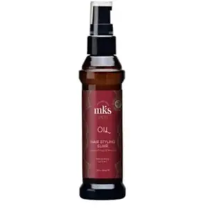MKS eco huile, Original - 2 fl oz - Élixir coiffant - huile d'argan du Maroc, huile de graines de chanvre - Hydrate et nourrit les cheveux, contrôle les frisottis, rend les cheveux plus doux