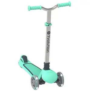 Comparateur de prix : Yvolution Glider Air Vert - Trottinette 3 Roues Lumineuses Pour Enfant