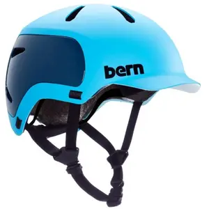 Bern Watts 2.0 - Casque vélo Matte Ocean Blue Large pas cher