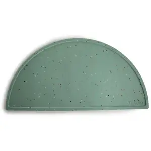 Mushie Set de table en silicone Cambridge blue confetti pas cher