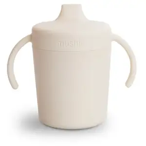 Mushie Tasse d'apprentissage en silicone Ivroy pas cher