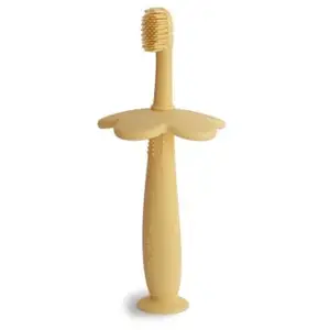 Mushie Brosse à dent d'apprentissage fleur Daffodil