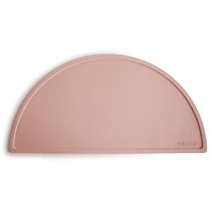 Mushie Set de table en silicone Blush pas cher
