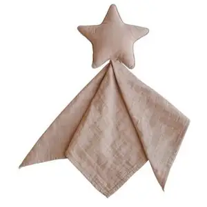 Mushie Doudou plat étoile Natural pas cher