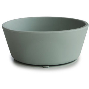 Mushie Bol à ventouse en silicone Cambridge Blue pas cher