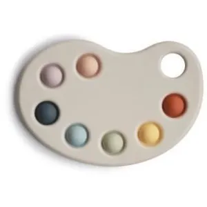 Comparateur de prix : Jouet de dentition à pression palette de peinture Multicouleurs - Mushie