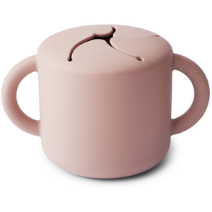 Comparateur de prix : Mushie Tasse à goûter Snack cup Blush