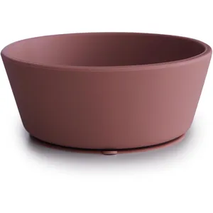 mushie Bol à Ventouse en Silicone | Design Antidérapant | Sans BPA | Accessoires pour Bébé, Jeunes Enfants Garçons et Filles | Passent au Lave-Vaisselle et au Micro-Ondes | (Woodchuck)Vendu paramazon