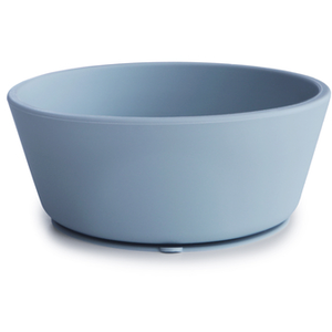 mushie Bol enfant ventouse silicone Powder Blue pas cher