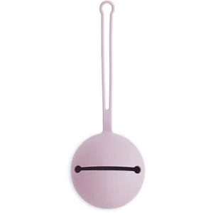 Mushie Silicone Pacifier Holder Case boîte à tétines Soft Lilac 1 pcsVendu paramazon