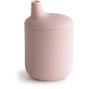 Mushie Tasse à bec en silicone Blush pas cher