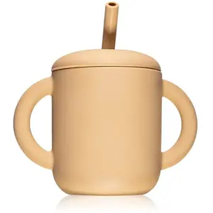 Mushie Tasse à paille Natural pas cher