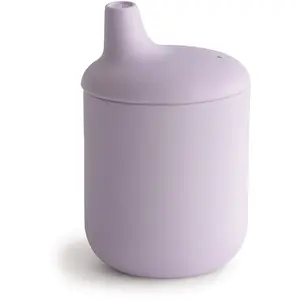 mushie Tasse à Bec 100% Silicone pour Bébé à Partir de 6 Mois | Accessoires pour Bébé, Jeunes Enfants Garçons et Filles | Lavable au Lave-Vaisselle | Soft LilacVendu paramazon