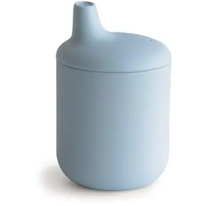 Comparateur de prix : Mushie Tasse à bec en silicone Powder Blue